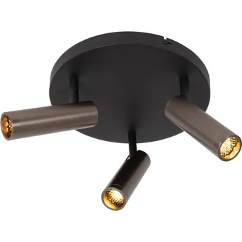 Lucide GRADO - stropní bodové svítidlo - Ø 25 cm - 3xGU10 - šedá