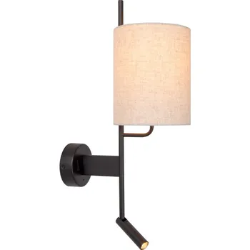 Lucide MAGIC - nástěnné svítidlo - 1xE27 - USB nabíječka - černé