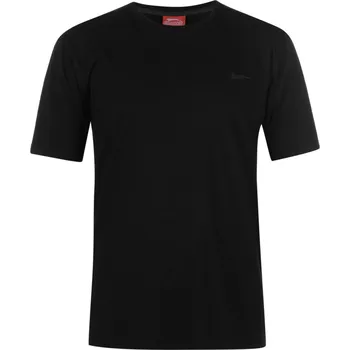 Pánské tričko Slazenger tričko pánské černé Barva: Černá, Velikost: XL