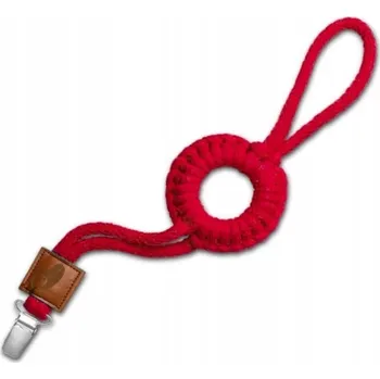 Klip na dudlík Hi Little One červený