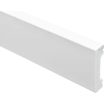 Obraz MDF lišta 10 x 40, délka 100 cm, bílá