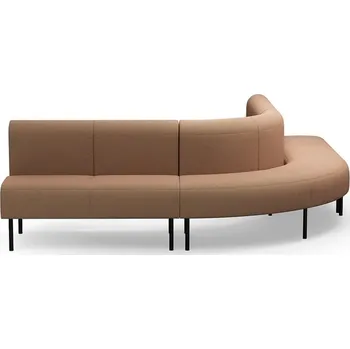 Pohovka Rohová sedačka VARIETY, 90°, vnější, potahová látka Blues CSII, tyrkysovo-oranžová