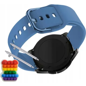 Pouzdro na mobilní telefon Pásek Řemínek pro Esterio KM33, Silikon Modrý Poutko, nastavitelný