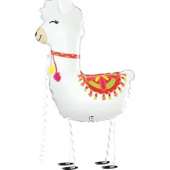 Balónek Fóliový balónek chodící Lama cm 1 Ks