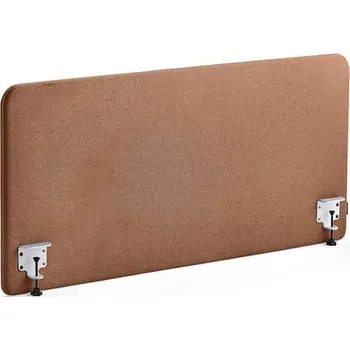 Paraván Stolový paraván ZONE, bílé svorky, 1400X650x36 mm, potah Rivet, měděná