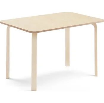 Zahradní stůl Stůl ELTON, 1200x600x710 mm, bříza, akustické linoleum, béžová