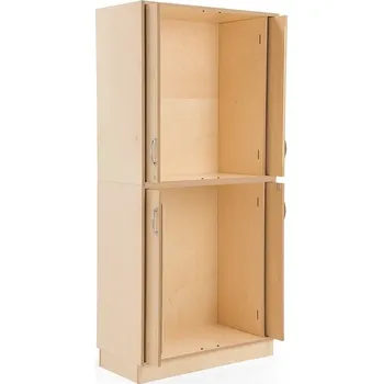 Skříňka na nářadí Dílenská skříň, 2100x1000x490 mm, bříza