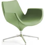 Lounge křeslo ENJOY, nízké opěradlo, světle zelené