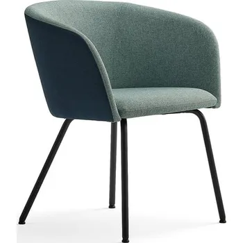 Jednací židle Židle JOY, černá, petrolejově modrá/tyrkysová