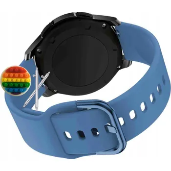 Pouzdro na mobilní telefon Řemínek Řemínek pro Mobvoi TicWatch C2 Plus, Silikonový Modrý Smyčka, nastavitelný