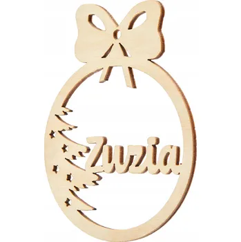 Vánoční dekorace Vánoční Koule zdobená Stromeček 10,2 cm 1 ks