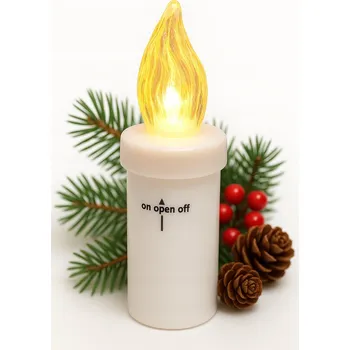 Svíčka HŘBITOVNÍ SVÍČKA SVÍČKA LED vklad do hřbitovní svíčky POHYBLIVÝ PLAMEN TEPLÁ BÍLÁ 90 DNÍ