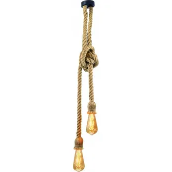 Závěsné svítidlo Polux Rope 2 - 2 světelné body E27