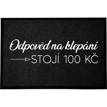 Hotová rohožka z plastu, PVC 60 x 40 cm