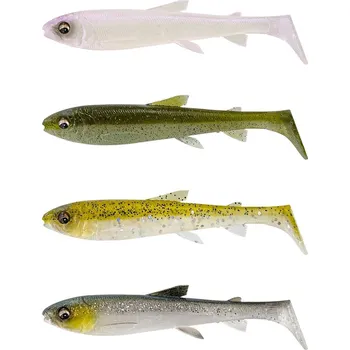 Umělá nástraha Savage Gear Gumová Nástraha 3D Whitefish Shad Clear Water Mix 4 ks 9 cm 7 g