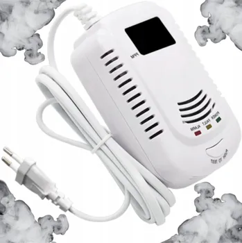 Detektor CO DETEKTOR OXIDU UHELNATÉHO OXIDU UHELNATÉHO (CO) A HOŘLAVÝCH PLYNŮ S LCD DISPLEJEM - HLASITÝ A CITLIVÝ