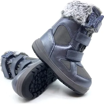 Dívčí zimní obuv Viking Fun Butterfly Warm GTX 3V Black 26, Vnitřní délka boty: 17,1 cm