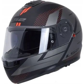 Helma na motorku Přilba LS2 FF908 Strobe II Code M. Černo-šedá M