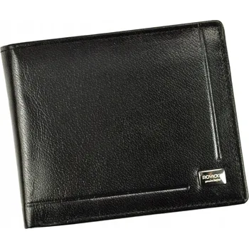 Peněženka Peněženka Rovicky , přírodní lícová kůže, černá - muž