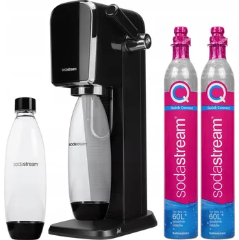 Výrobník sody Výrobník Sody SodaStream ART černý 1 l + 2x bombička Quick Connect