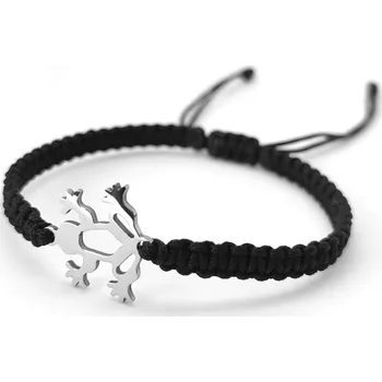 Náramek Maj šperky Náramek s žábou Barva: Černá, Velikost: Dámská