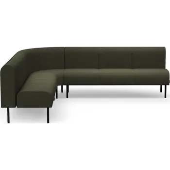 Pohovka Rohová sedačka VARIETY, 90°, vnitřní, potahová látka Blues CSII, olivová