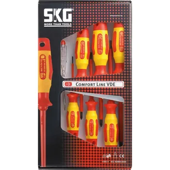 Šroubovák Sada šroubováků 6560/4 VDE 7ks + zkoušečka napětí SKG