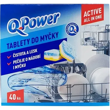 Přípravek do myčky Maják Q Power - tablety do myčky All In One - 40ks