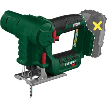 Přímočará pila PARKSIDE® Aku přímočará pila a pila ocaska PSSSA 20-Li B2 – bez akumulátoru a nabíječky