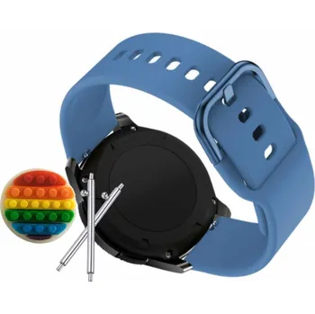 Pouzdro na mobilní telefon Řemínek pro Chytré Hodinky Lotus 50001/A, silikonový modrý řemínek