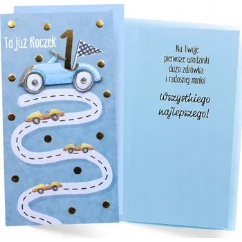 Přání k narozeninám, k prvním narozeninám - Roczek TG04