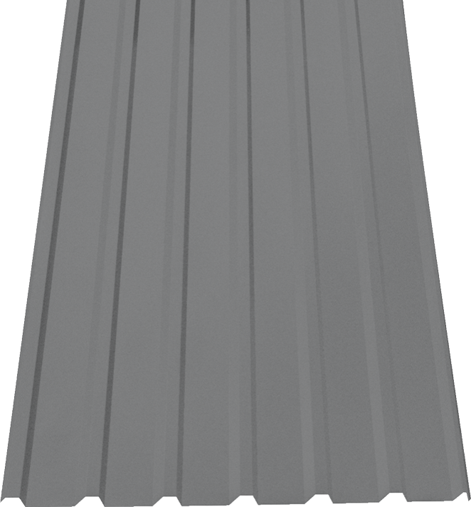 Satjam - trapéz SAT 18W NP polyester 0,5mm, RAL7000, stěnový profil