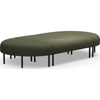 Pohovka Lavice VARIETY, 8místná, potahová látka Blues CSII, olivová