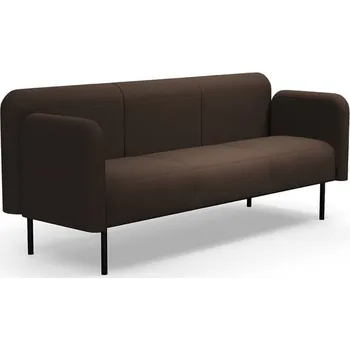 Pohovka Sedačka VARIETY, 3místná, potahová látka Blues CSII, tmavě hnědá