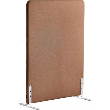Paraván Paraván ZONE, 1360x1000x46 mm, potah Rivet, bílé nohy, měděná