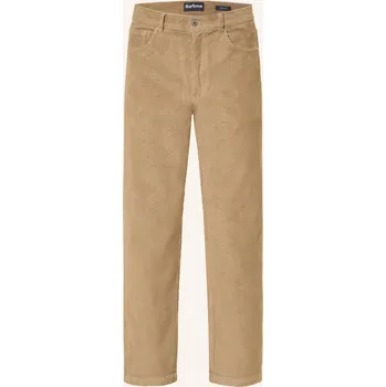 Pánské kalhoty Barbour Pánské Manšestrové Kalhoty Regular Fit, béžová, 36