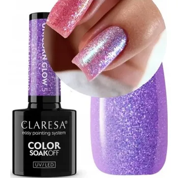 Lak na nehty CLARESA HYBRIDNÍ LAK NA NEHTY UNICORN GLOW 5 5G