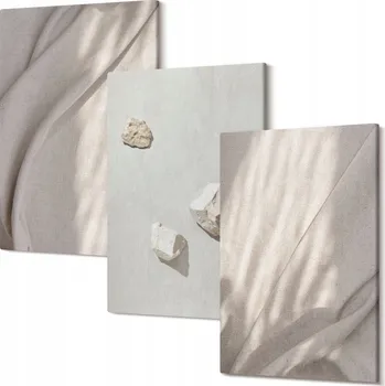 Obraz Sada nástěnných dekorací - Galerie detailů struktury, boho styl, 30x20 cm