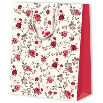 Dárková taška Taška dárková velká růžičky