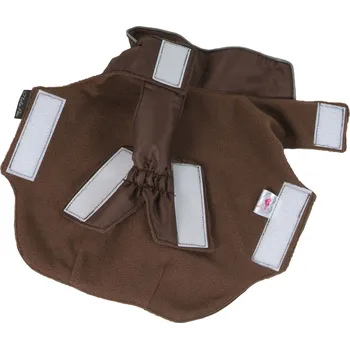 Obleček pro psa O´lala Pet Vesta Rainbow hnědá XXL