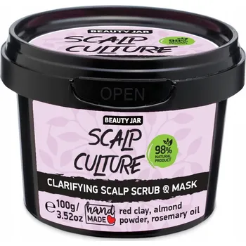 Vlasová regenerace BEAUTY JAR peeling a maska na pokožku hlavy Scalp Culture 100 ml