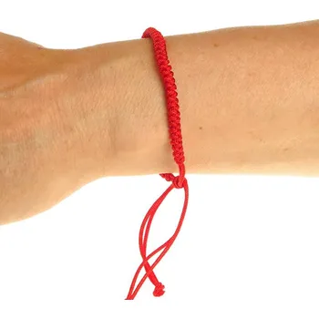 Náramek Červený náramek proti uřknutí pro děti (Dětský náramek max. obvod 28cm)