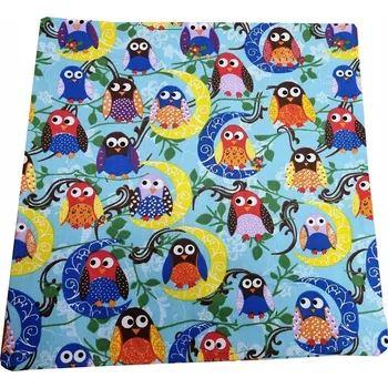 Povlak na dekorativní polštářek Povlak na polštářek dekorativní ozdobný s motivem sovičky