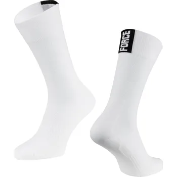 Pánské oblečení ponožky FORCE SECTOR, bílé Velikost: S-M