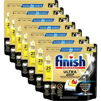 Přípravek do myčky FINISH Kapsle Citron Ultimate Plus 25x7 17 5 Kusů Citrón