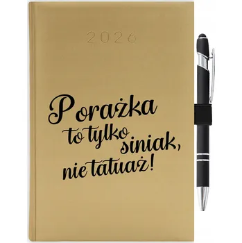 Kalendář Knižní kalendář 2026 A5 zlatý