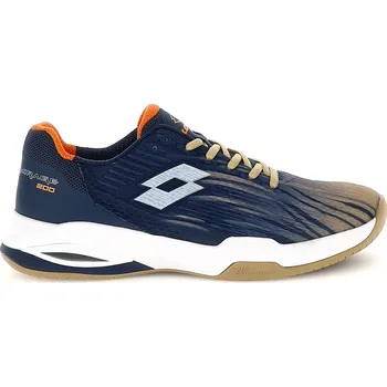 Pánská tenisová obuv Pánská tenisová obuv Lotto Mirage 200 II Prt Clay Indigo Blue/All White/Irish Beige EUR 42