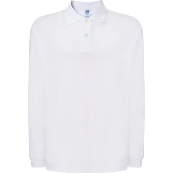 Pánské tričko JHK pánská polokošile PORA210LS Pánské polo tričko s dlouhým rukávem Regular střih, velikost L