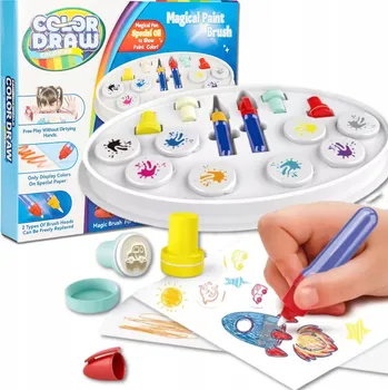 kreativní sada HRAČKA PRO MALOVÁNÍ BEZ NEPOŘÁDKU, RAZÍTKA PRO DĚTI COLORDRAW
