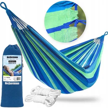 Houpací síť Houpací síť bez tyče Heckermann, vícebarevná, nosnost 200 kg, 260 x 100 cm